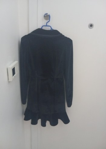 Nocturne Düğmeli Siyah Mini Blazer