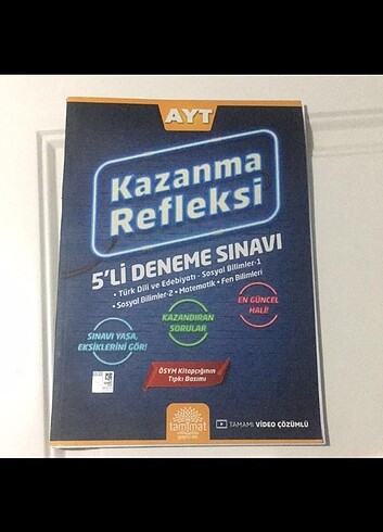 AYT Denemesi Tammat Yayınları 