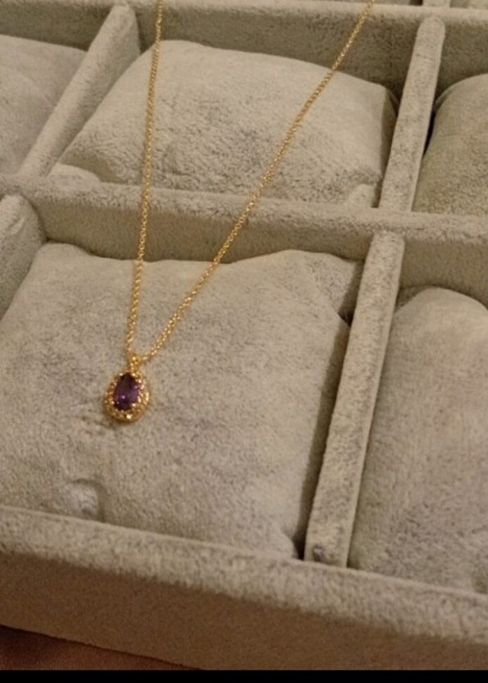 Damla model zirkon kolye  - Görsel 2