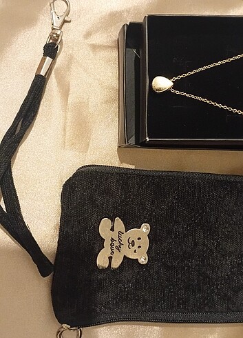 Damla model çelik kolye ve Cep cüzdanı  - Görsel 6