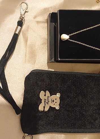 Damla model çelik kolye ve Cep cüzdanı  - Görsel 7