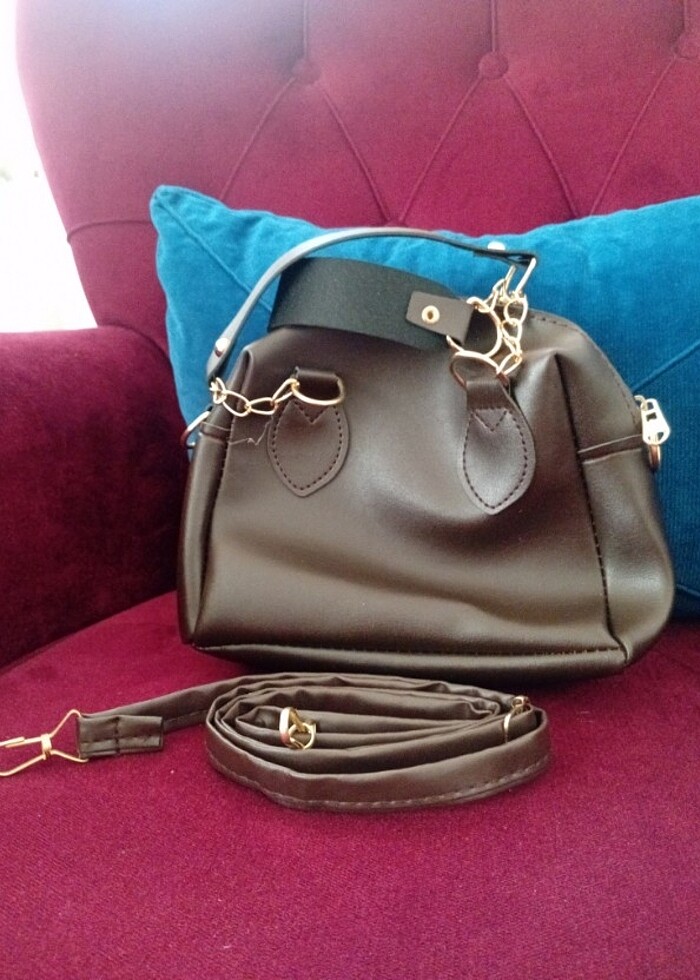 Ponponlu kol çantası - Görsel 2