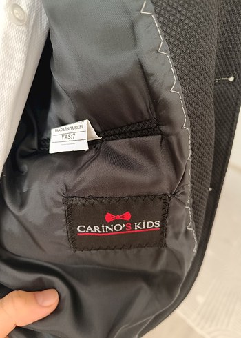 siyah Modern Klasik Çocuk Takım Elbise - Görsel 6