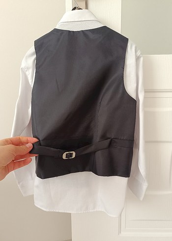 siyah Modern Klasik Çocuk Takım Elbise - Görsel 4