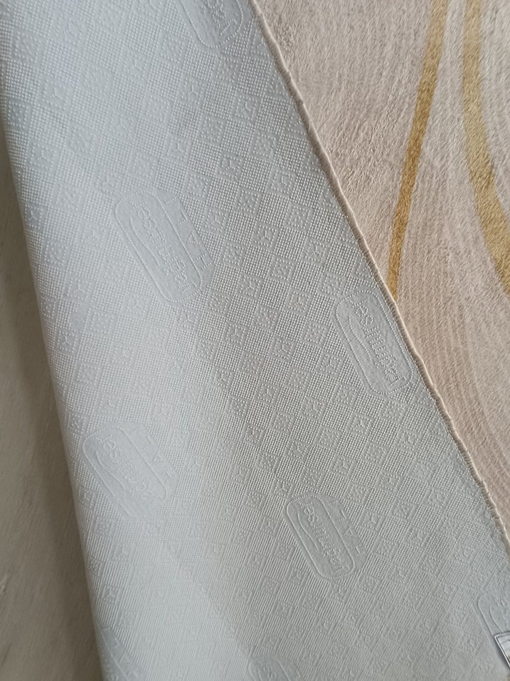 Modern Klasik Gri ve Altın Soyut Desenli Halı - Görsel 3