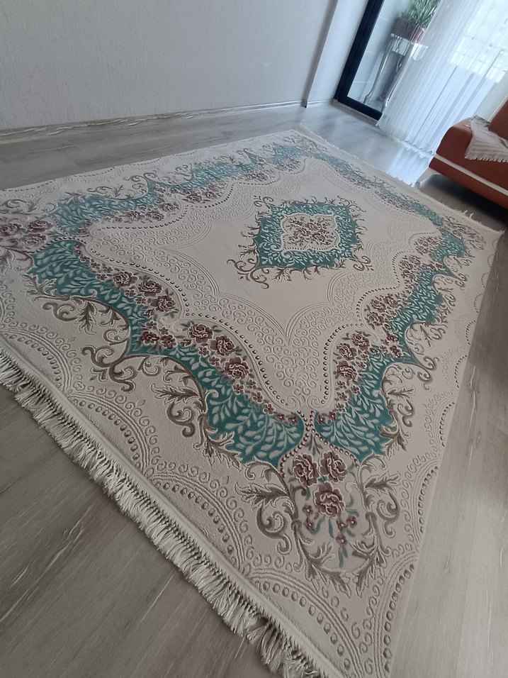 Nakışlı Çok Renkli Klasik Halı - Görsel 2