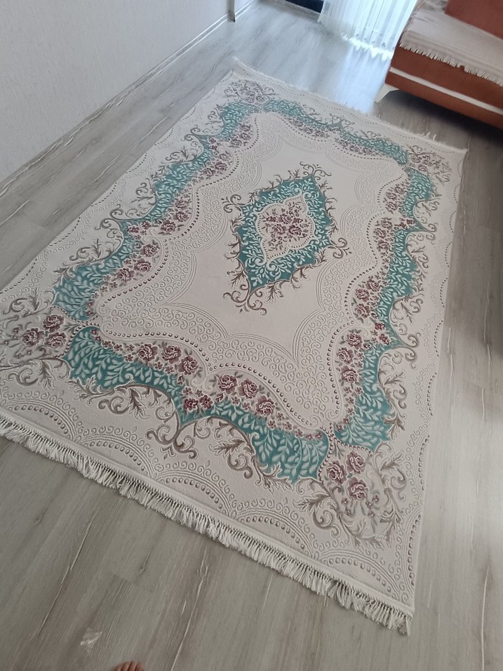 Nakışlı Çok Renkli Klasik Halı - Görsel 3