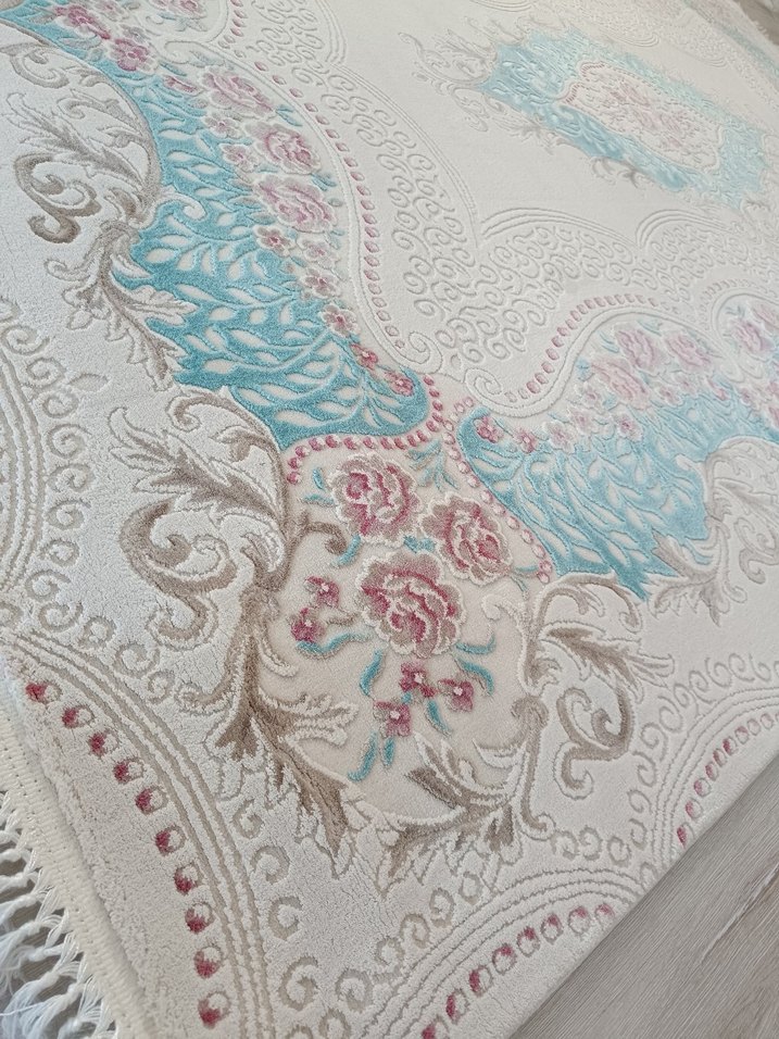 Nakışlı Çok Renkli Klasik Halı - Görsel 5