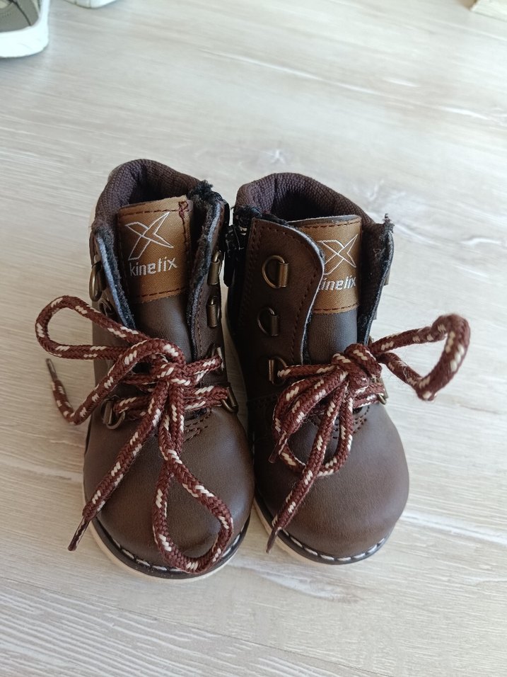 Bohem Tarzı Erkek Çocuk Kahverengi Deri Bot - Görsel 2