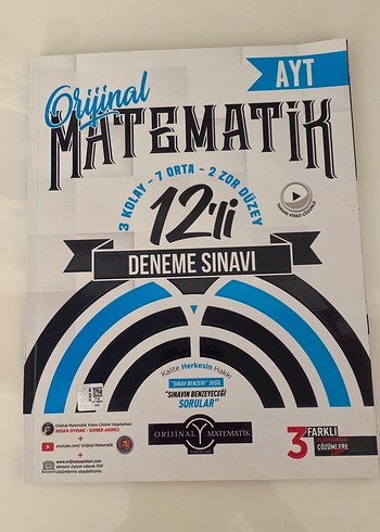 Orijinal Matematik AYT 12'li Deneme Sınavı