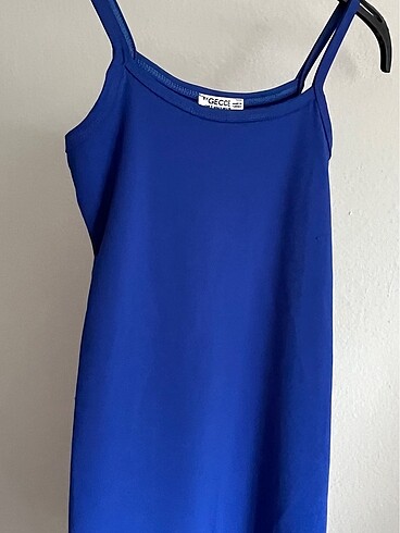 Zara Saks mavisi mini elbise