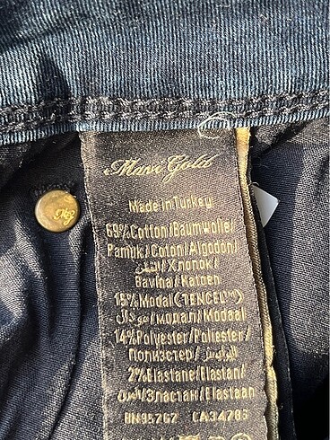 s Beden lacivert Renk Mavi jeans pantolon