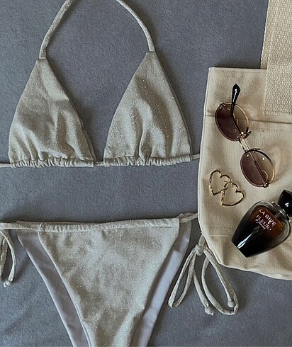 Simli brazilian bikini altı