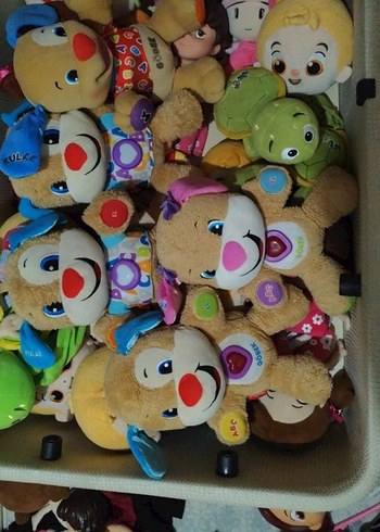 Renkli Peluş Oyuncak Seti