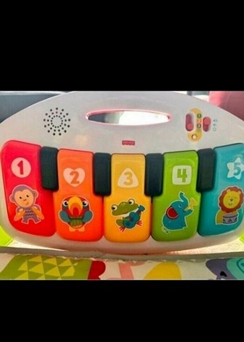  Delüks Piyanolu Çok Renkli Bebek Oyun Matı