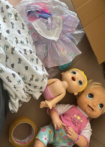 Beden Renk Pembe Bebek Oyuncakları ve Kıyafet Seti