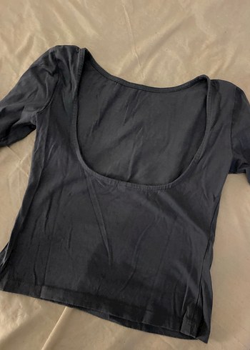 Uzun Kollu Gri Bluz - Görsel 2