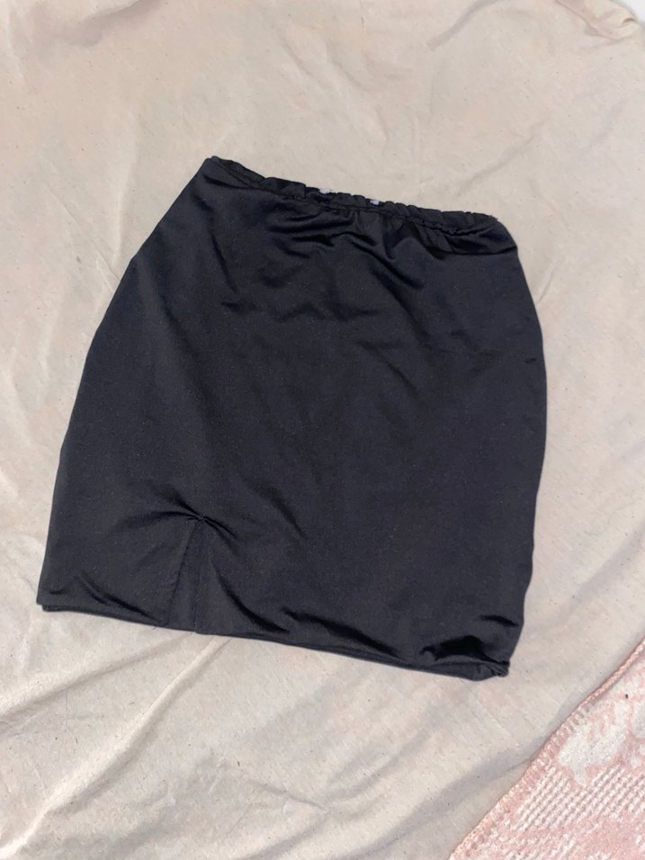 Siyah Midi Mini Etek - Görsel 2