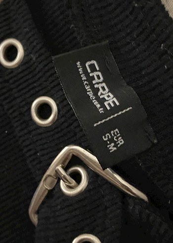 Siyah Süet Kemerli Uzun Kollu Bluz - Görsel 4