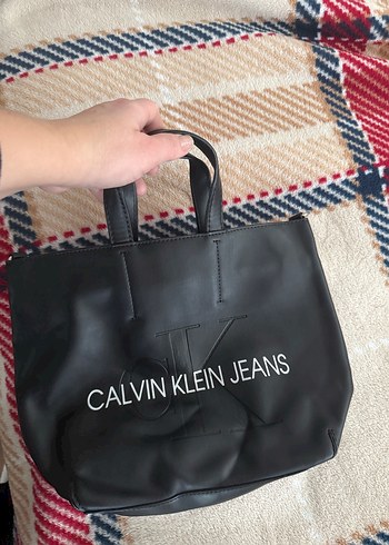 Calvin Klein Siyah Deri Kadın El Çantası - Görsel 4