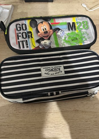 Çok Bölmeli Çocuk Kalem Kutusu - Mickey Tema