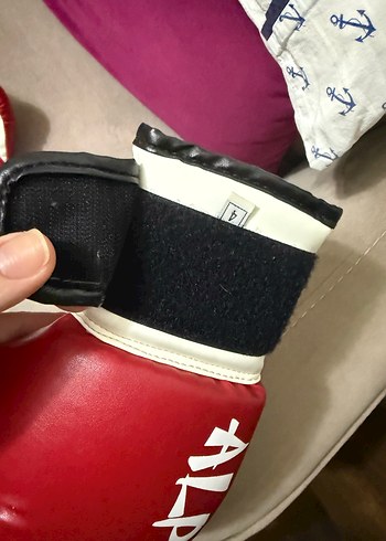 Kırmızı Deri Erkek Boks Eldiveni - Görsel 3