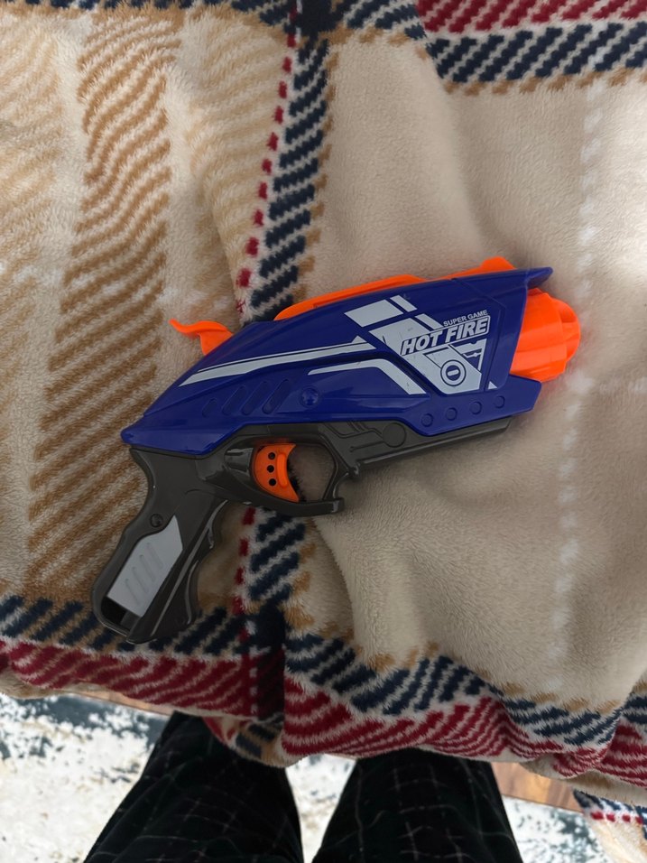 Renkli Mavi Oyuncak Tabanca - Görsel 5