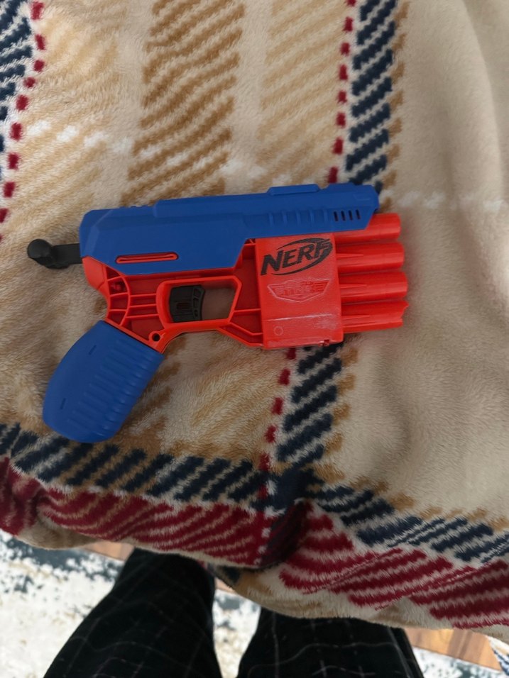 Renkli Mavi Oyuncak Tabanca - Görsel 2