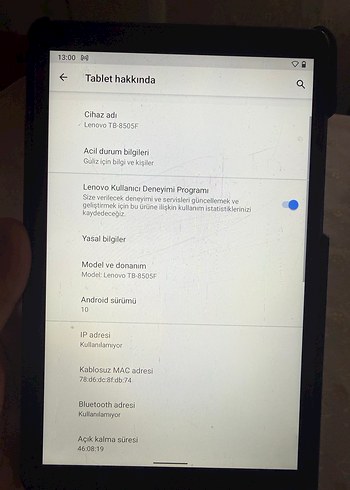 Siyah Tablet lenova - Görsel 9