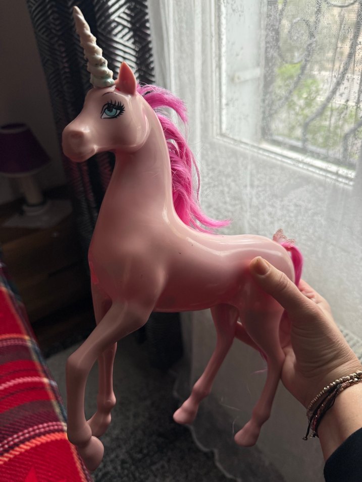 Pembe Unicorn Aksiyon Figürü - Görsel 5