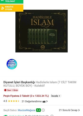 Beden Hadislerle İslam Seti