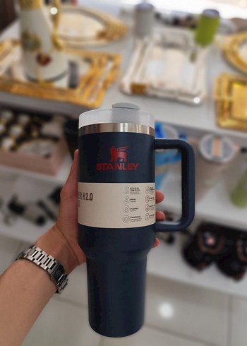 Beyaz Stanley Quencher H2.0 Termos Kupa - Görsel 7