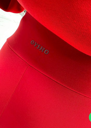 Kırmızı oysho Tayt orjinal - Görsel 4