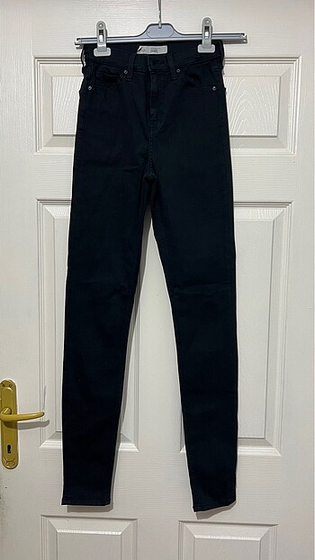 Topshop Siyah skinny jean hiç kullanılmadı