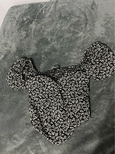 xs Beden Çiçekli crop