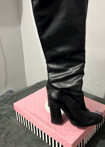 Siyah Deri Dizüstü Bot - Görsel 3