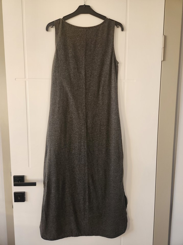 Füme Gri Renk S-M Beden Uyumlu Elbise - Görsel 2