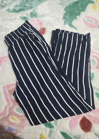 HM 34 Beden Çizgili Pantolon. - Görsel 2