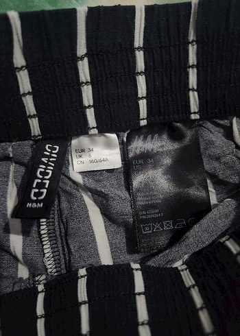 HM 34 Beden Çizgili Pantolon. - Görsel 5