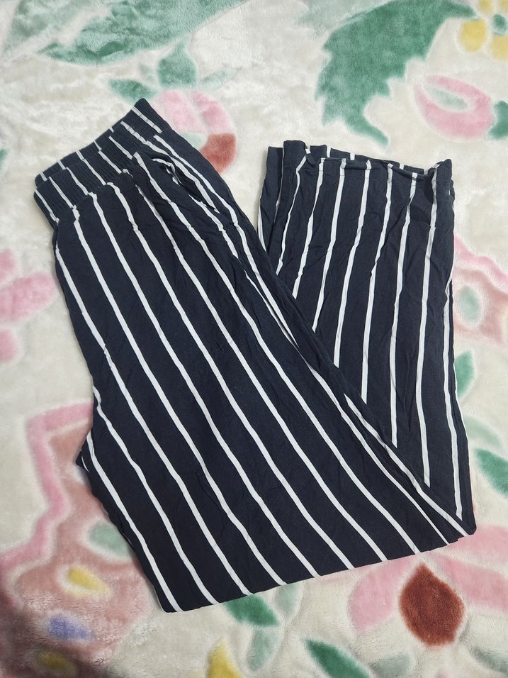 HM 34 Beden Çizgili Pantolon. - Görsel 2