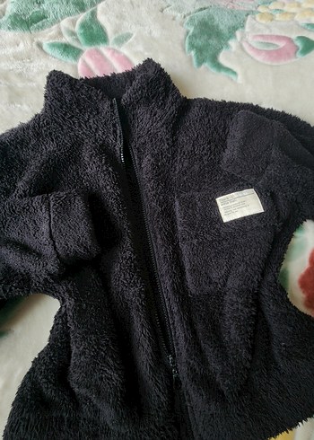 Peluş S Beden Siyah Ceket - Görsel 2