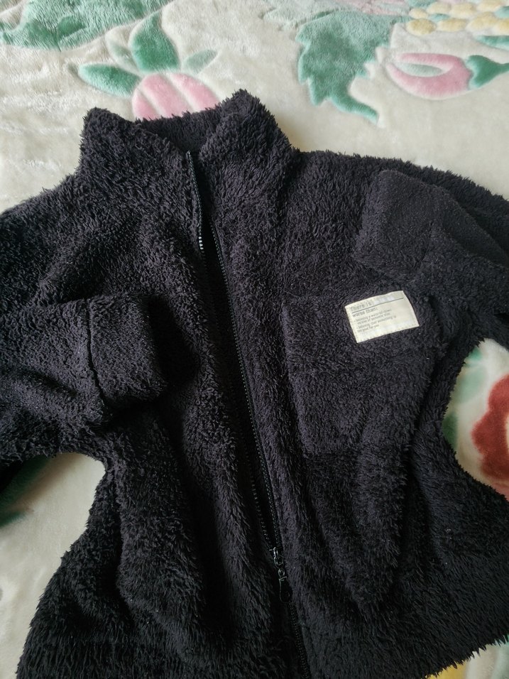 Peluş S Beden Siyah Ceket - Görsel 2