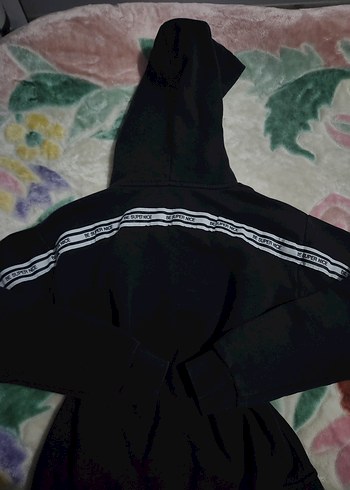 LTB XS Beden Siyah Fermuarlı Cepli Sweatshirt. - Görsel 2