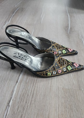 Vintage Kadın Topuklu Ayakkabı - Görsel 2