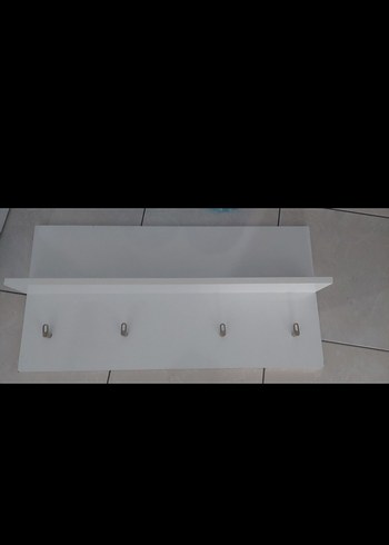 Beyaz Mobilya Askılık rafli - Görsel 2