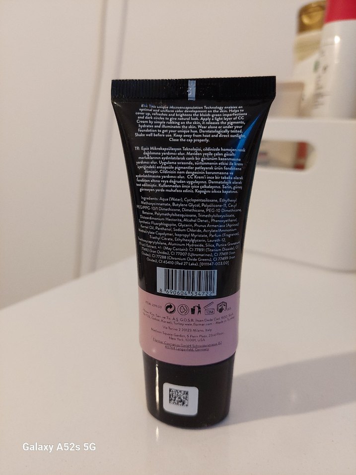 Flormar Pembe CC Krem SPF20 35 ml - Görsel 2