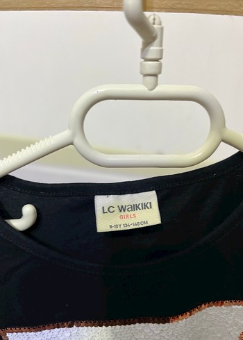 Kız Çocuk Siyah Payetli Uzun Kollu Tişört - Görsel 2