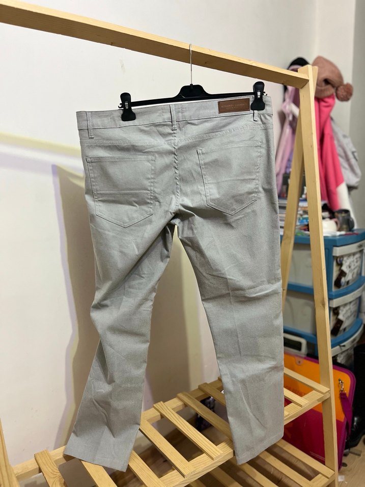 Gri Regular Fit Denim Erkek Pantolon - Görsel 2