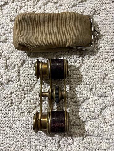 Koleksiyonluk antika Fransız opera dürbünü - Görsel 8