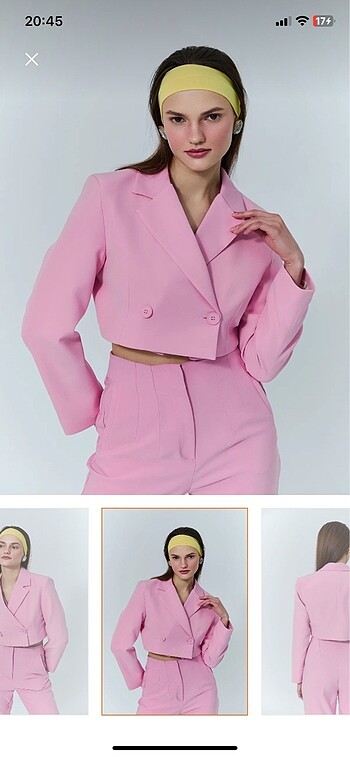 Crop Ceket